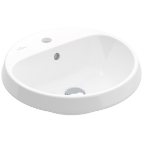 Villeroy & Boch Architectura Vasque encastrée 45 x 45 x 17 cm, ronde, avec trop-plein, non polie