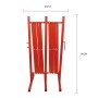 Absperrgitter - Scherengitter aus Stahl rot/weiss