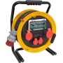 Brobusta CEE Kabeltrommel 380 für Ausseneinsatz, CH Stecksystem IP55, 2x T25 Steckdosen, 2x CEE Steckdose