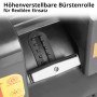 Kehrmaschine 1000 mm Kehrbreite, 55 l Fassungsvermögen und 5 l Wassertank für Trocken- und Nassreinigung