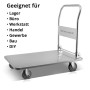 Universal-Plattformwagen klappbar mit 350 kg Tragkraft, rutschhemmender Ladefläche