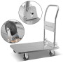 Universal-Plattformwagen klappbar mit 150 kg Tragkraft, rutschhemmender Ladefläche