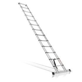 Teleskopleiter mit 150 kg Tragkraft und 3,90 m Maximallänge