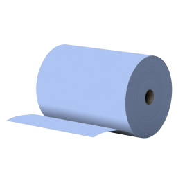 Industrie Putzpapier-Rolle Blau 100% Zellstoff 36x37cm 1000 Abr. PREMIUM