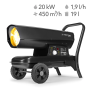 Direkt-Ölheizgebläse 20kW Trotec