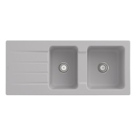 Villeroy & Boch Architectura 80 Einbauspüle, Ablaufgarnitur mit Handbetätigung, reversibel inklusive Hahnlochbohrung 1