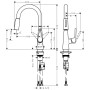 hansgrohe Talis M51 Einhebel-Küchenmischer 160, Ausziehbrause, 2jet