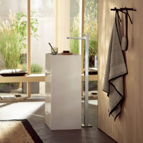 hansgrohe Metropol Einhebel-Waschtischmischer bodenstehend mit Bügelgriff ohne Ablaufgarnitur