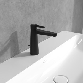 Villeroy & Boch Conum Einhebel-Waschtischarmatur mit Zugstangen-Ablaufgarnitur