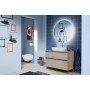 Duravit D-Neo Wand-WC-Set Rimless, Tiefspüler, mit Durafix
