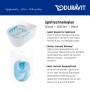 Duravit D-Neo Wand-WC-Set Rimless, Tiefspüler, mit Durafix