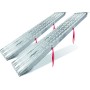 Verladerampe paar Schwerlast-Schiene XOL 605mm breit (Endkopf mit Wulst) Länge 2500mm - Tragkraft (Paar) 21300kg