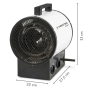 Heizlüfter 5 kW TDS 30 R – Industrieller Heizlüfter mit integriertem Thermostat