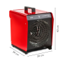 Heizlüfter 9 kW TDS 50 E – Heizlüfter mit integriertem Überhitzungsschutz
