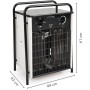 Heizlüfter 22 kW TDS 100 – Hochleistungs-Heizluftkanone für Grossräume
