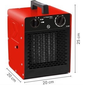 Keramik-Heizlüfter 3 kW TDS 20 C – Keramik-Heizlüfter für mobile Nutzung