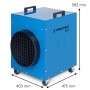 Heizlüfter 12 kW TDE 65 V2 – Profi-Heizlüfter für Dauerbetrieb