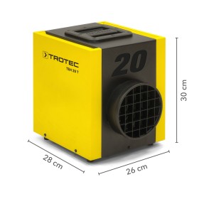 Heizlüfter 2.5 kW Kompakter Profi-Heizlüfter mit stabilem Gehäuse