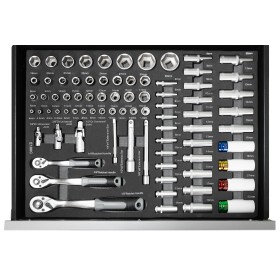 Servante d'atelier XXL 250 pièces, 7 tiroirs