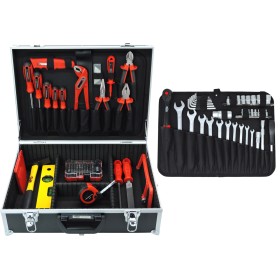 Mallette à outils équipée d'outils - 164 pièces.