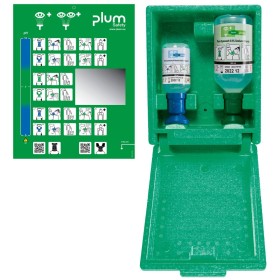 Plum Augenspülstation in Wandbox 200ml + 500ml