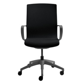 Sedia da ufficio Mayer myMORRIS, 2445 617 tessuto nero, struttura grigio