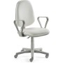Mayer Bürostuhl myALPHA Kunstleder weiss, Gestell grau