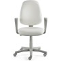 Mayer Bürostuhl myALPHA Kunstleder weiss, Gestell grau