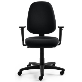 Mayer Bürostuhl myALPHA Stoff schwarz, Gestell schwarz