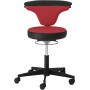 Mayer Arbeitsdrehstuhl myTORRO SIT rot, schwarz