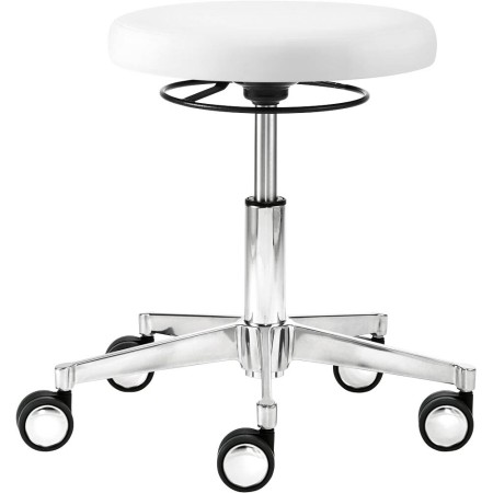 Mayer Arbeitshocker myXPERT - Maxi Tellersitz 1296 30 582 weiss Kunstleder