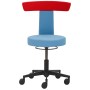 Mayer Arbeitshocker myDUO 1262 KGAS 622 hellblau, rot