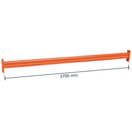 Einzeltraverse für Palettenregal 270 cm / Fachlast 3000 kg