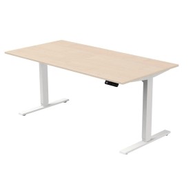Move-3 Bureau rectangulaire à hauteur réglable électriquement, piètement en T 160-180 cm