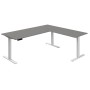 Kerkmann Move-3 Elektrisch höhenverstellbarer Schreibtisch L-Form, 180x80cm - Anbau 100x60cm - Produktansicht