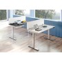 Move-4 Elektrisch höhenverstellbarer Schreibtisch rechteckig, T-Fuss-Gestell 160-200cm