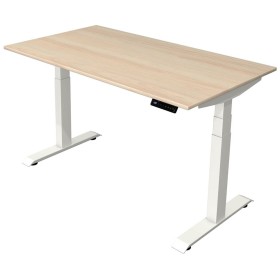 Move-4 Bureau rectangulaire à hauteur réglable électriquement, piètement en T 140-200 cm