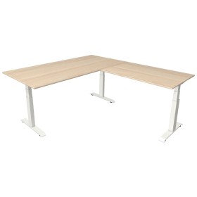 Move-4 XL Scrivania a L regolabile elettricamente in altezza, 200x100cm - Estensione 120x80cm