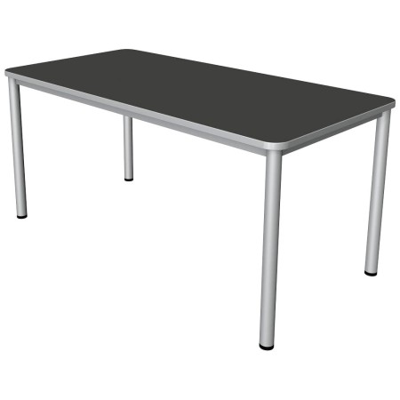 Prime Schreibtisch rechteckig, 4-Fuss-Gestell 160 - 200cm