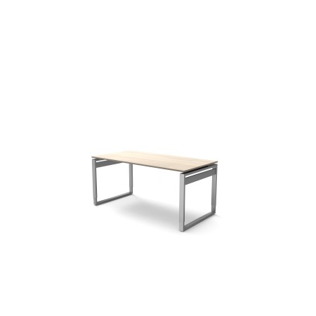 StageOne höhenverstellbarer Schreibtisch rechteckig, Bügelgestell 160x80cm