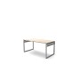 StageOne höhenverstellbarer Schreibtisch rechteckig, Bügelgestell 160x80cm