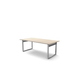 Bureau rectangulaire StageOne à hauteur réglable, cadre 200 x 100 cm