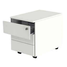 Form 1 Rollcontainer weiss 3 Schubladen 42 x 60 x 54 cm