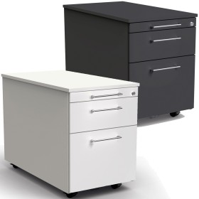 Lago Rollcontainer 3 Schubladen 42 x 80 x 54 cm