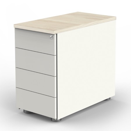 StageOne Standcontainer 4 Schubladen 42 x 80 x 72 - 76 cm