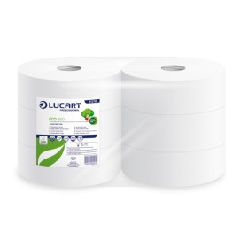 Lucart Eco 350 Toilettenpapier Jumbo 6 Rollen
