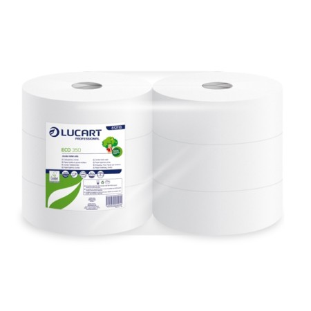 Lucart Eco 350 Toilettenpapier Jumbo 6 Rollen