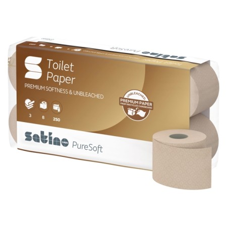 Satino PureSoft Toilettenpapier Kleinrollen - MT1 System 72 Rollen