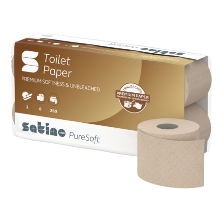 Satino PureSoft Toilettenpapier Kleinrollen - MT1 System 64 Rollen