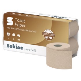 Satino PureSoft Toilettenpapier Kleinrollen - MT1 System 64 Rollen